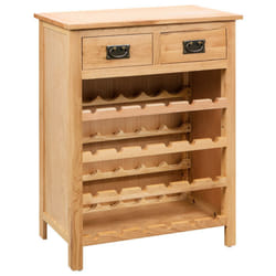 VidaXL 247043 porte-bouteilles Panneaux MDF, Bois Marron
