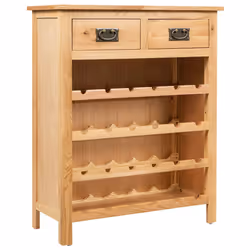 VidaXL 247043 porte-bouteilles Panneaux MDF, Bois Marron