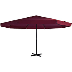Vidaxl - Parasol d'extérieur avec mât en aluminium 500 cm bordeaux