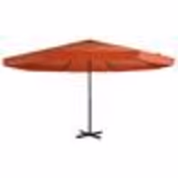 vidaXL Parasol d'extérieur avec mât en aluminium 500 cm terre cuite