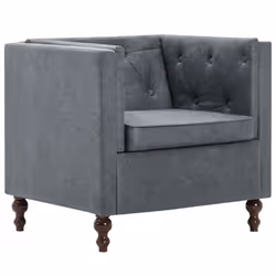 VidaXL 247158, Polyester, Gris, 110 kg, 720 mm, 680 mm, 700 mm