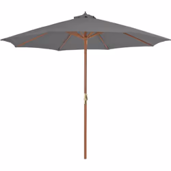 Cet élégant parasol de jardin en bois est parfait pour créer de l'ombre et vous protéger des rayons UV nocifs. Fabriquée en p ...