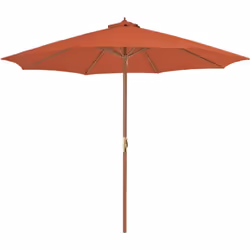 Cet élégant parasol de jardin en bois est parfait pour créer de l'ombre et vous protéger des rayons UV nocifs. Fabriquée en p ...