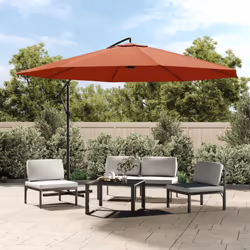 Cet élégant parasol suspendu est parfait pour créer de l'ombre et vous protéger des rayons UV nocifs. Fabriquée en polyester  ...