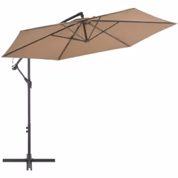 Cet élégant parasol suspendu est parfait pour créer de l'ombre et vous protéger des rayons UV nocifs. Fabriquée en polyester  ...