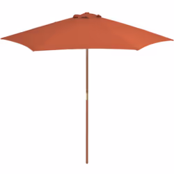 Cet élégant parasol de jardin en bois est parfait pour créer de l'ombre et vous protéger des rayons UV nocifs. Fabriquée en p ...