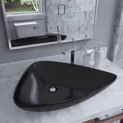 Ce lavabo en céramique sera un supplément idéal à toute salle de bain, toilette ou vestiaire. Sa surface vitrée lui donne un  ...