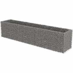 Notre lit surélevé en gabion est un moyen pratique de créer une bordure solide et élégante pour un parterre de fleurs ou de p ...