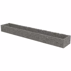 Notre lit surélevé en gabion est un moyen pratique de créer une bordure solide et élégante pour un parterre de fleurs ou de p ...
