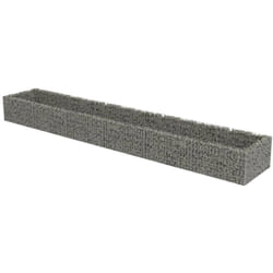 Vidaxl - Lit surélevé à gabion Acier galvanisé 540x90x50 cm