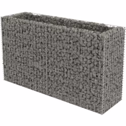 Notre lit surélevé en gabion est un moyen pratique de créer une bordure solide et élégante pour un parterre de fleurs ou de p ...