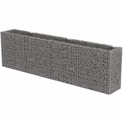 DESCRIPTION GÉNÉRALE Notre lit surélevé en gabion est un moyen pratique de créer une bordure solide et élégante pour un parte ...