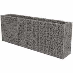 Description générale Notre lit surélevé en gabion est un moyen pratique de créer une bordure solide et élégante pour un parte ...