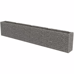 Notre lit surélevé en gabion est un moyen pratique de créer une bordure solide et élégante pour un parterre de fleurs ou de p ...