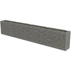 Vidaxl - Lit surélevé à gabion Acier galvanisé 540x50x100 cm
