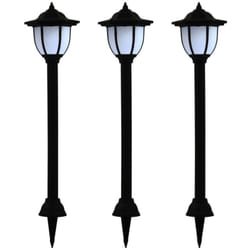 Vidaxl - Lampe solaire à led d'extérieur 3 pcs Noir