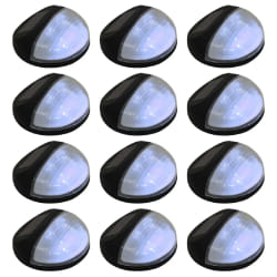 VidaXL Lampe Solaire Murale LED Ext. (12 pcs)