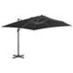 vidaXL Parasol de jardin en porte-à-faux et poteau en aluminium - TU