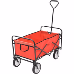 Ce chariot à main pliable a une utilisation polyvalente, notamment à la maison, dans le jardin, pour les voyages et bien plus ...