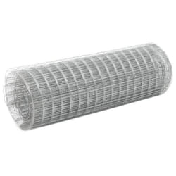 vidaXL Grillage pour volière acier galvanisé 10x0,5 m argenté - TU