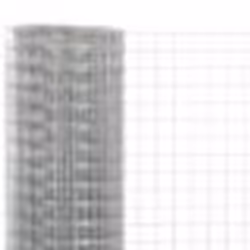 vidaXL Grillage pour volière acier galvanisé 10x1,5 m argenté