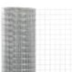 vidaXL Grillage pour volière acier galvanisé 10x1,5 m argenté