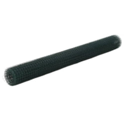 vidaXL Grillage acier avec revêtement en PVC 25x1,5 m vert - TU
