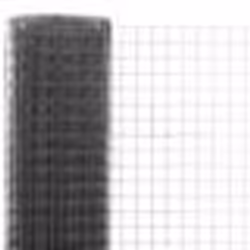vidaXL Grillage acier avec revêtement en PVC 25x0,5 m gris