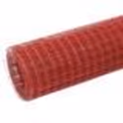 vidaXL Grillage Acier avec revêtement en PVC 25x0,5 m Rouge - TU