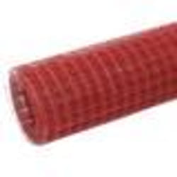 vidaXL Grillage Acier avec revêtement en PVC 25x0,5 m Rouge - TU