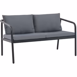 Détendez-vous sur notre canapé de jardin à 2 places très confortable ! Le banc de canapé est en aluminium, ce qui le rend lég ...