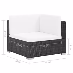VidaXL 44596 ensemble de meubles de jardin - Vue supplémentaire 6