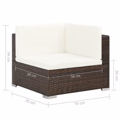 VidaXL 44597 ensemble de meubles de jardin - Vue supplémentaire 6