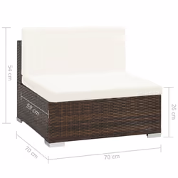 VidaXL 44597 ensemble de meubles de jardin - Vue supplémentaire 7