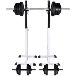 Vidaxl - Support d'haltères avec jeu d'haltères et de poids 60,5 kg