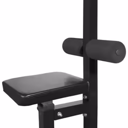 VidaXL 275356 banc de musculation Rack d'alimentation/de base Gym, Maison Noir - Vue supplémentaire 4