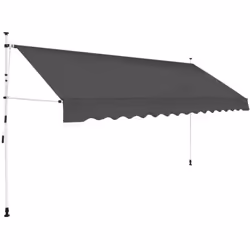Description générale Cet auvent rétractable est idéal pour être installé devant la fenêtre, sur la terrasse, le balcon ou dan ...