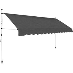 Vidaxl - Auvent manuel rétractable 400 cm Anthracite