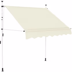Cet auvent rétractable sera idéal devant la fenêtre, sur la terrasse, le balcon ou dans votre jardin. Matériau durable : cet  ...