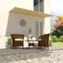 vidaXL Auvent rétractable 300x150 cm Jaune et blanc - TU