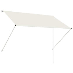 vidaXL Auvent rétractable 200x150 cm Crème - TU