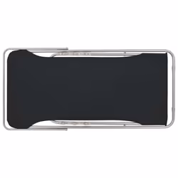 VidaXL 44359 chaise d'extérieur Terrace Oxford, Polyvinyl chloride (PVC), Acier Noir - Vue supplémentaire 6