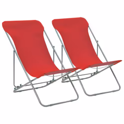 VidaXL 44360, Terrace, Oxford, Polyvinyl chloride (PVC), Acier, Rouge, 750 mm, 570 mm, 990 mm