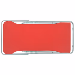 VidaXL 44360 chaise d'extérieur Terrace Oxford, Polyvinyl chloride (PVC), Acier Rouge - Vue supplémentaire 6