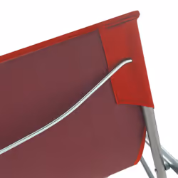 VidaXL 44360 chaise d'extérieur Terrace Oxford, Polyvinyl chloride (PVC), Acier Rouge - Vue supplémentaire 7