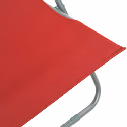 VidaXL 44360 chaise d'extérieur Terrace Oxford, Polyvinyl chloride (PVC), Acier Rouge - Vue supplémentaire 8