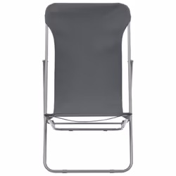 VidaXL 44361 chaise d'extérieur Terrace Oxford, Polyvinyl chloride (PVC), Acier Gris