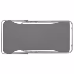 VidaXL 44361 chaise d'extérieur Terrace Oxford, Polyvinyl chloride (PVC), Acier Gris - Vue supplémentaire 6