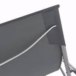 VidaXL 44361 chaise d'extérieur Terrace Oxford, Polyvinyl chloride (PVC), Acier Gris - Vue supplémentaire 7
