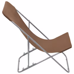 VidaXL 44362 chaise d'extérieur Terrace Oxford, Polyvinyl chloride (PVC), Acier Marron - Vue supplémentaire 4